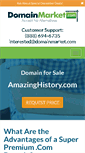 Mobile Screenshot of amazinghistory.com